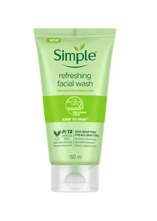 Simple Kind To Skin Refreshing Facial Wash Gel 150 ml (Poland)