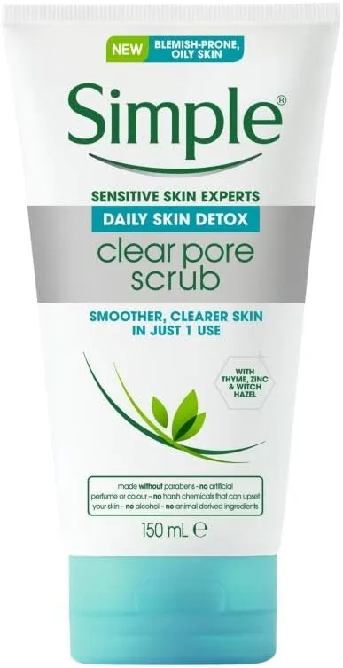 Simple Clear Pore Facial Scrub 150ml